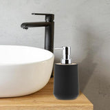 Maxbell Soap Dispenser with Towel Stylish Lotion Pump Bottle for Home Vanity Kitchen black luck bag