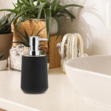 Maxbell Soap Dispenser with Towel Stylish Lotion Pump Bottle for Home Vanity Kitchen black luck bag
