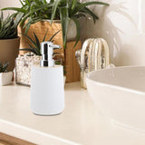 Maxbell Soap Dispenser with Towel Sturdy Lotion Dispenser for Kitchen Bedroom Vanity white red fish