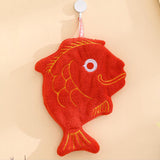 Maxbell Soap Dispenser with Towel Sturdy Lotion Dispenser for Kitchen Bedroom Vanity white red fish