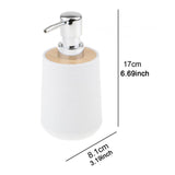 Maxbell Soap Dispenser with Towel Sturdy Lotion Dispenser for Kitchen Bedroom Vanity white red fish