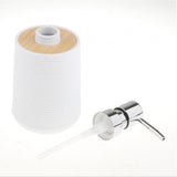Maxbell Soap Dispenser with Towel Sturdy Lotion Dispenser for Kitchen Bedroom Vanity white red fish