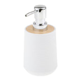 Maxbell Soap Dispenser with Towel Sturdy Lotion Dispenser for Kitchen Bedroom Vanity white red fish