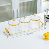 Maxbell Dried Fruit Snack Serving Plate Divided Serving Dishes for Living Room Party Transparent