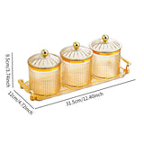Maxbell Dried Fruit Snack Serving Plate Divided Serving Dishes for Living Room Party Amber