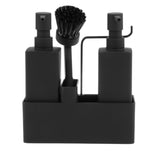 Maxbell Liquid Hand Soap Dispenser Set with Hand Towel Drain for Sink Hotel Bathroom