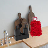 Maxbell Liquid Hand Soap Dispenser Set with Hand Towel Drain for Sink Hotel Bathroom