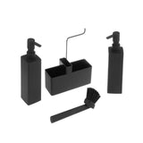 Maxbell Liquid Hand Soap Dispenser Set with Hand Towel Drain for Sink Hotel Bathroom