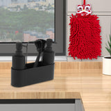 Maxbell Kitchen Soap Dispenser with Brush and Hand Towel with Sponge Holder for Sink
