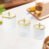 Maxbell 3Pcs Appetizer Food Bowl Airtight Food Storage Container for Dining Room Nut Clear Tower Bead