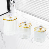 Maxbell 3Pcs Appetizer Food Bowl Airtight Food Storage Container for Dining Room Nut Clear Big Diamond