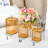 Maxbell 3Pcs Appetizer Food Bowl Airtight Food Storage Container for Dining Room Nut Amber Tower Bead