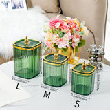 Maxbell 3Pcs Appetizer Food Bowl Airtight Food Storage Container for Dining Room Nut Green Tower Bead