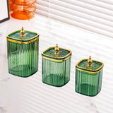 Maxbell 3Pcs Appetizer Food Bowl Airtight Food Storage Container for Dining Room Nut Green Tower Bead