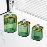 Maxbell 3Pcs Appetizer Food Bowl Airtight Food Storage Container for Dining Room Nut Green Big Diamond