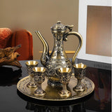 Maxbell Turkish Coffee Pot and Cup Set Tea Service Set for Party Living Room Holiday