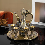 Maxbell Turkish Coffee Pot and Cup Set Tea Service Set for Party Living Room Holiday