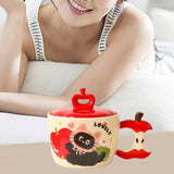 Maxbell Ceramic Coffee Mug Ornament Novelty Drinking Cup for Milk Beverage Household red