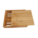 Maxbell Bamboo Bread Slicer Kitchen Accessories Bread Cutter for Bagels Cakes Bakery