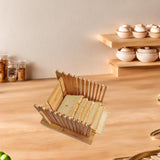 Maxbell Bamboo Bread Slicer Kitchen Accessories Bread Cutter for Bagels Cakes Bakery