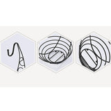 Maxbell Fruit Basket Bowl Stable Creative Banana Holder for Countertop Kitchen Snack Black