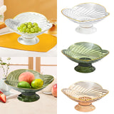 Maxbell Fruit Bowl with Draining Holes for Table Countertop Dinning Room Living Room white