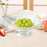 Maxbell Fruit Bowl with Draining Holes for Table Countertop Dinning Room Living Room white