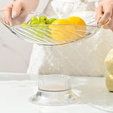 Maxbell Fruit Bowl with Draining Holes for Table Countertop Dinning Room Living Room white