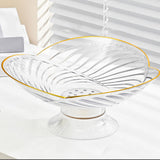 Maxbell Fruit Bowl with Draining Holes for Table Countertop Dinning Room Living Room white