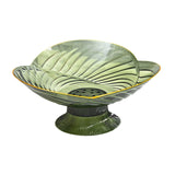 Maxbell Fruit Bowl with Draining Holes for Table Countertop Dinning Room Living Room green