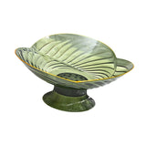 Maxbell Fruit Bowl with Draining Holes for Table Countertop Dinning Room Living Room green