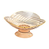 Maxbell Fruit Bowl with Draining Holes for Table Countertop Dinning Room Living Room amber