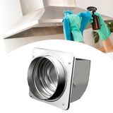 Maxbell Kitchen Smoke Backflow Preventer Sturdy Range Hood Part for Kitchen Bathroom