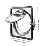 Maxbell Stainless Steel Range Hood Valve Stable Range Hoods Check Valve for Bathroom 18.8cmx18.8cm