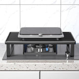 Maxbell Pot Rack Base Bracket Multipurpose Stoves Top Cover for Pantry Closet Cooker