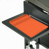 Maxbell BBQ Protection Pad Grill Utensil Holder for Outdoor BBQ Tool Cooking Kitchen Orange