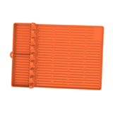 Maxbell BBQ Protection Pad Grill Utensil Holder for Outdoor BBQ Tool Cooking Kitchen Orange