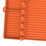 Maxbell BBQ Protection Pad Grill Utensil Holder for Outdoor BBQ Tool Cooking Kitchen Orange