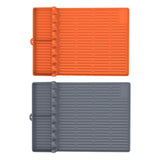 Maxbell BBQ Protection Pad Grill Utensil Holder for Outdoor BBQ Tool Cooking Kitchen Orange