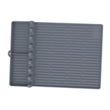Maxbell BBQ Protection Pad Grill Utensil Holder for Outdoor BBQ Tool Cooking Kitchen Gray