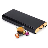 Maxbell 40 Pod Capsule Holder Coffee Pod Storage Sliding Drawer for Dorm Shop Office black