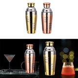 Maxbell Stainless Steel Cocktail Shaker Bar Tool for Drink Bar Accessories Traveling gold