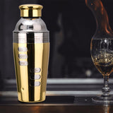 Maxbell Stainless Steel Cocktail Shaker Bar Tool for Drink Bar Accessories Traveling gold