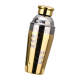 Maxbell Stainless Steel Cocktail Shaker Bar Tool for Drink Bar Accessories Traveling gold