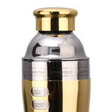 Maxbell Stainless Steel Cocktail Shaker Bar Tool for Drink Bar Accessories Traveling gold