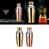 Maxbell Stainless Steel Cocktail Shaker Bar Tool for Drink Bar Accessories Traveling gold