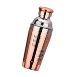 Maxbell Stainless Steel Cocktail Shaker Bar Tool for Drink Bar Accessories Traveling rose gold