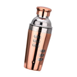 Maxbell Stainless Steel Cocktail Shaker Bar Tool for Drink Bar Accessories Traveling rose gold