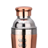 Maxbell Stainless Steel Cocktail Shaker Bar Tool for Drink Bar Accessories Traveling rose gold