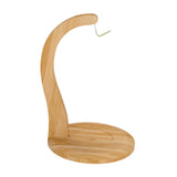 Maxbell Banana Holder Stand Multifunction Portable Banana Holder Stand Hook for Home wood color
